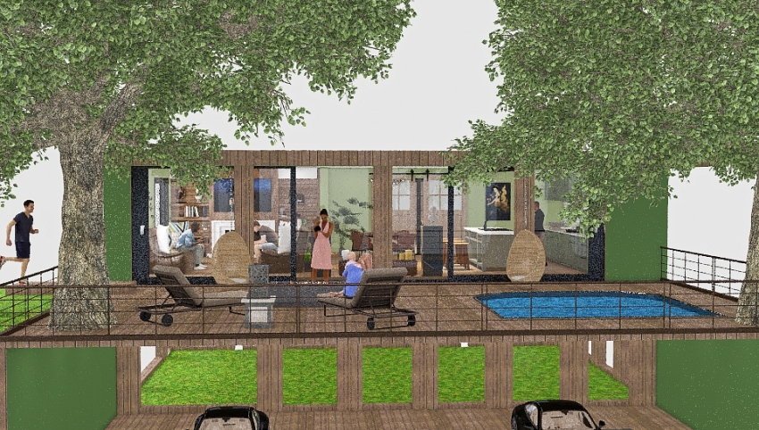 #EcoHomeContest Zen House 3d design picture 373.03