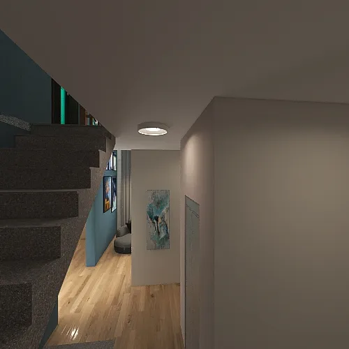 1F Living Room 3d design renderings