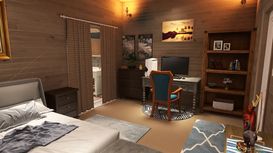 Mike's Room 3d design renderings