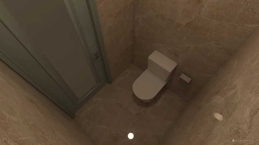 Bathroom prive toilet 3d design renderings