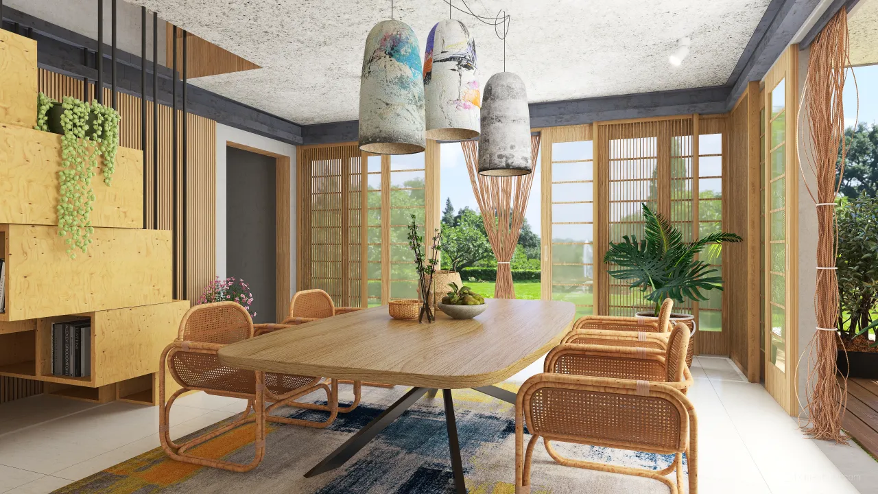 StyleOther Traditional Asian TropicalTheme ColorScemeOther Beige UnnamedSpace 3d design renderings