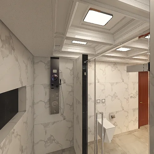 MR. INAAM SHIEKH MASTER BATH ROOM 3d design renderings