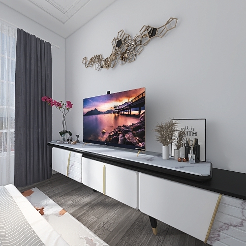 Master Bedroom - 1 3d design renderings