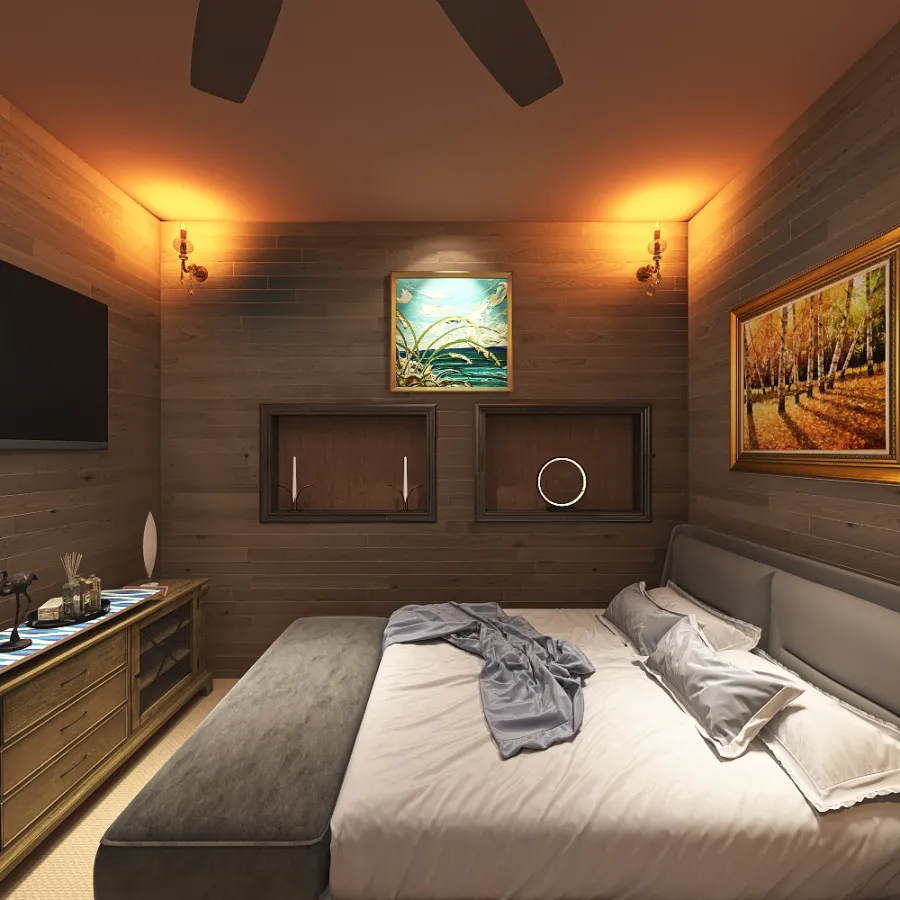 Mike's Room 3d design renderings