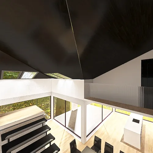 piętro część rekreacyjna 3d design renderings