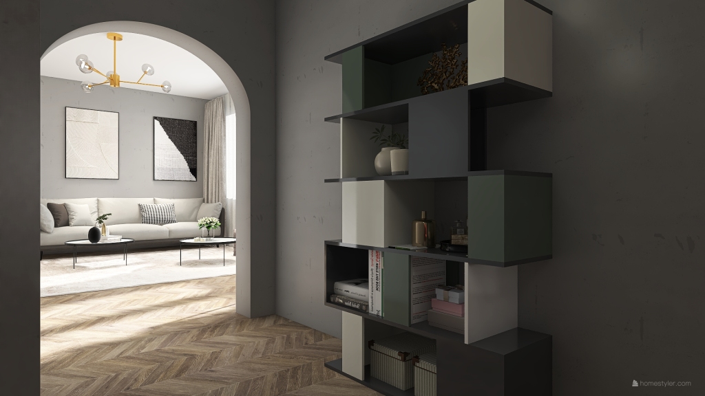 roomates apartment 3d design renderings