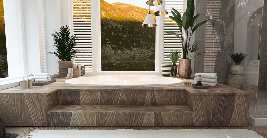 Mountain Condo Interior Design Render