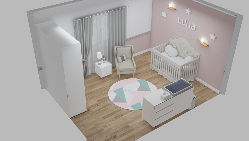 Baby luna 3d design picture 17.5