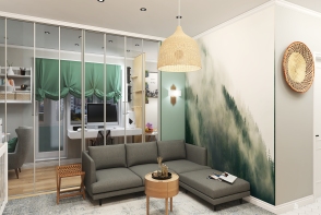 One bed apartments Design Rendering