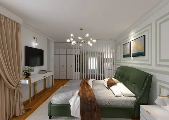 Bedroom classic design Design Rendering
