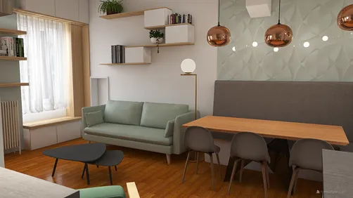 Aménagement d'une pièce de vie - Menuiserie sur-mesure