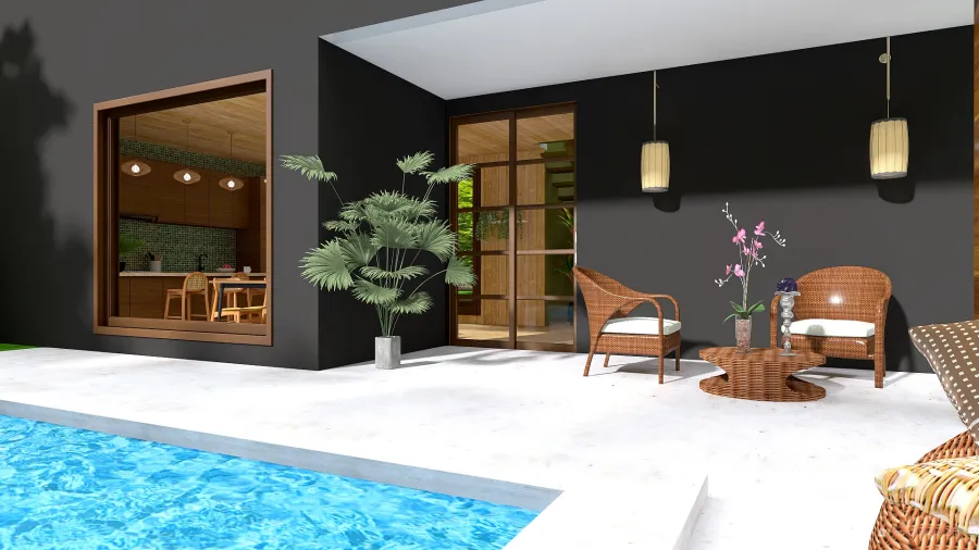 Hidden resort 3d design renderings