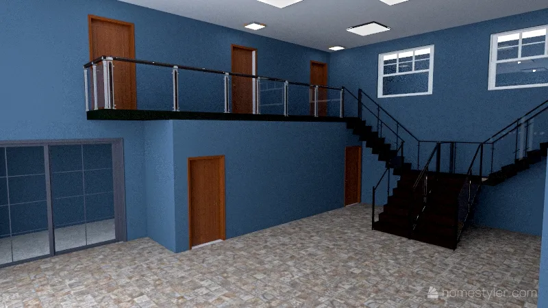 Barracão Guiana 3d design renderings