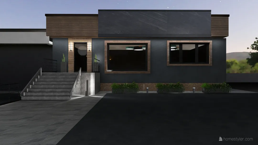 Drvorez showroom 3d design renderings