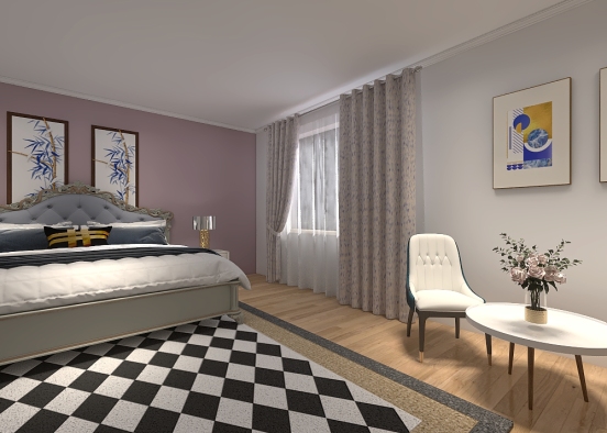 Copy of In with leo bedroom Design Rendering