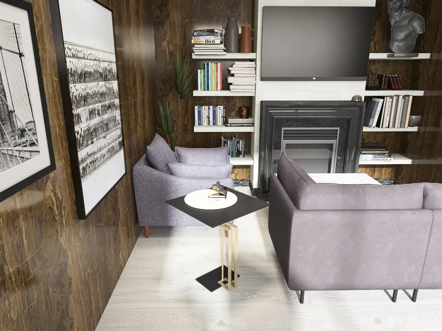 Lounge/Office 3d design renderings
