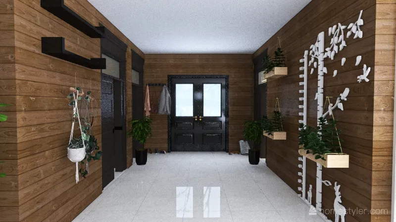 Old house reconstruction 3d design renderings