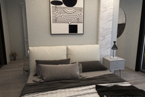 belle chambre moderne(FRENCH) Design Rendering