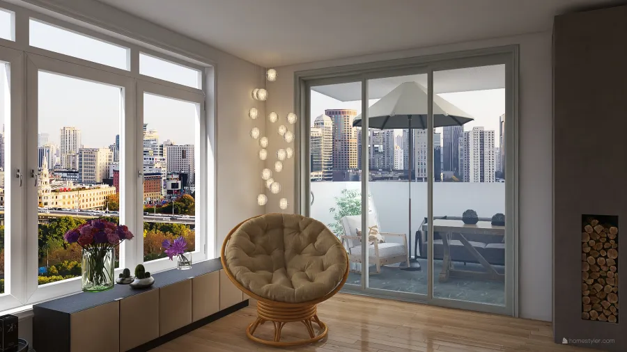 Manhattan appartment 3d design renderings