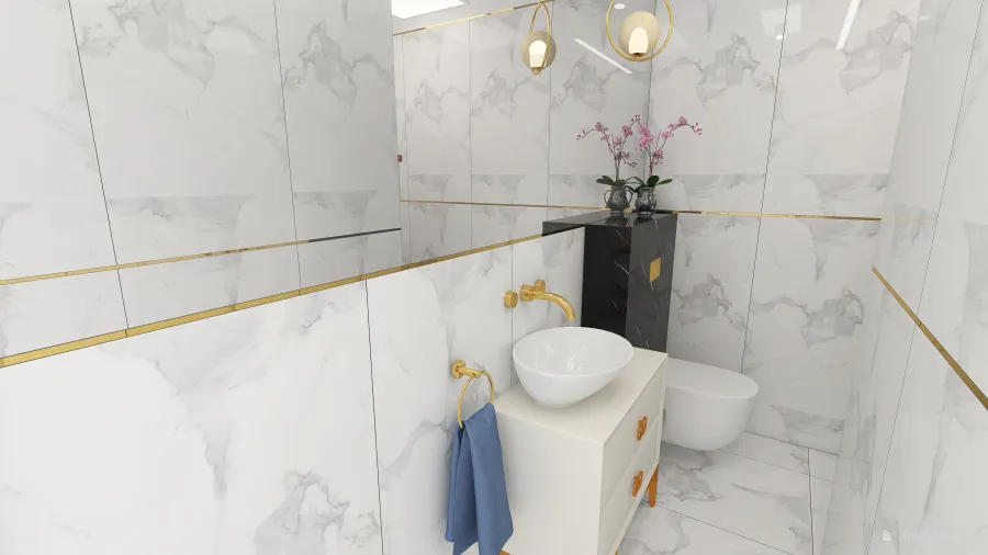 Golden Palace 3d design renderings