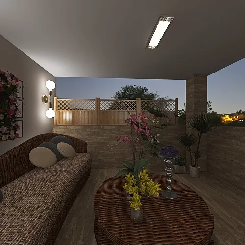 Roof Terrace 3d design renderings