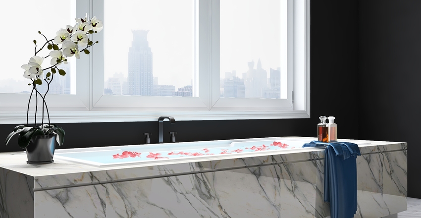 Better in Black Interior Design Render