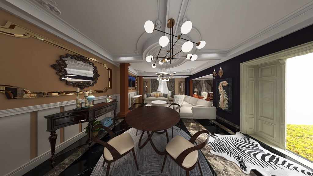 غرفة معيشة 3d design renderings