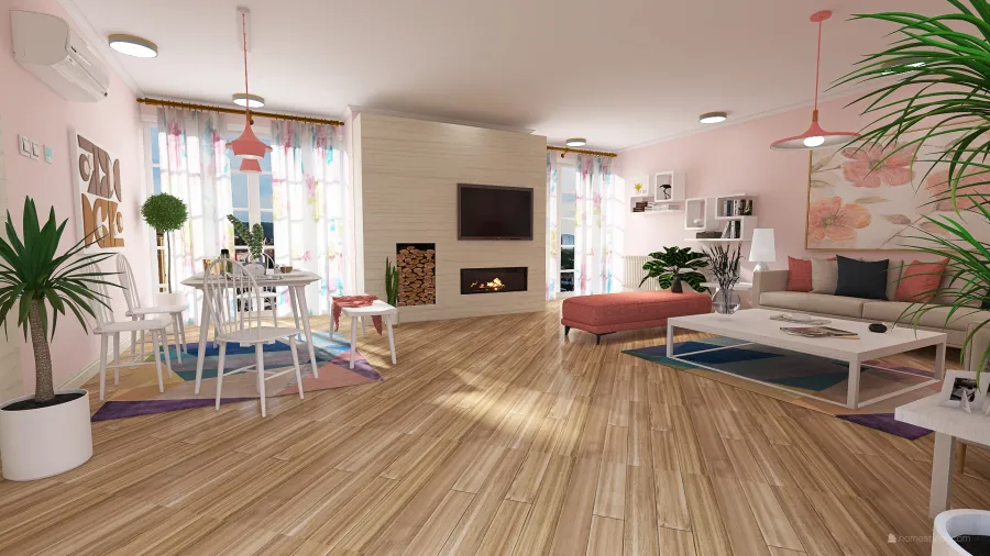 whith home 3d design renderings
