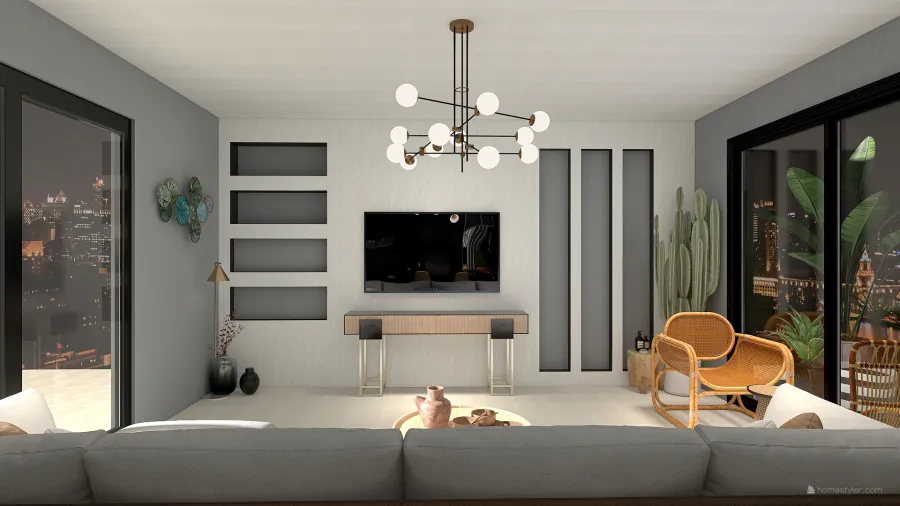 weekend house,Turkey,Bodrum. 3d design renderings