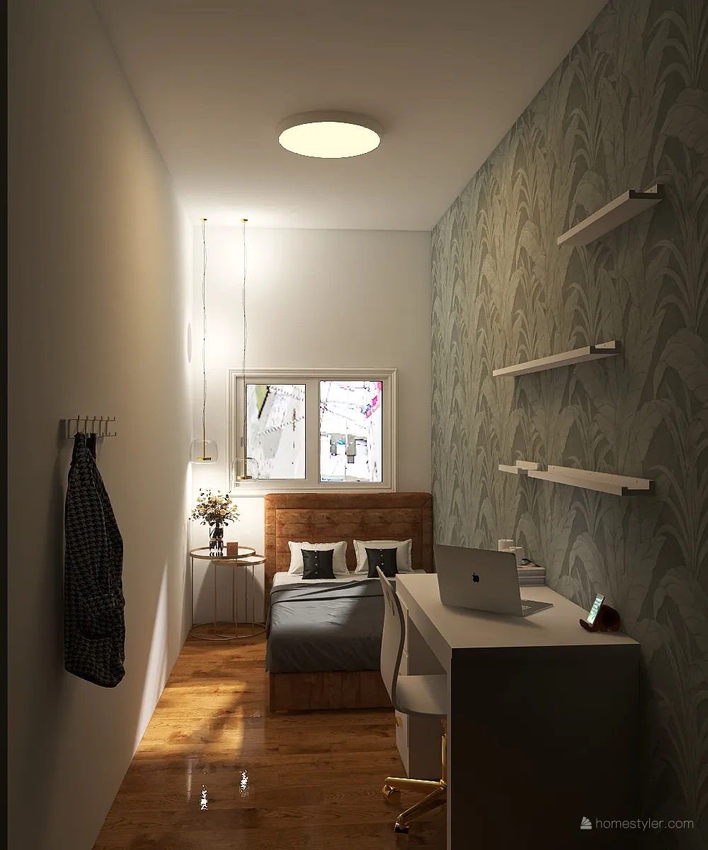 Project room - dressing room 3d design renderings