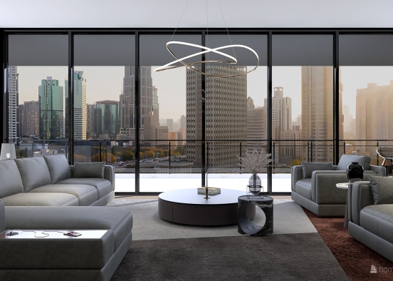 New York Penthouse Design Rendering