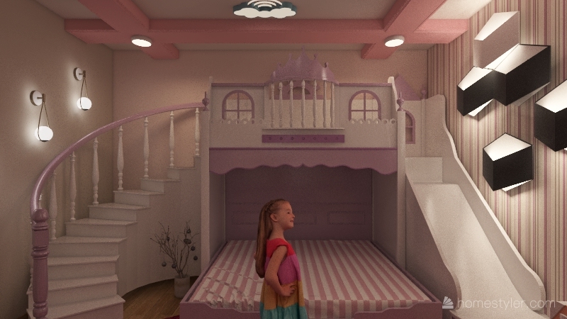 غرفة اطفال 3d design renderings