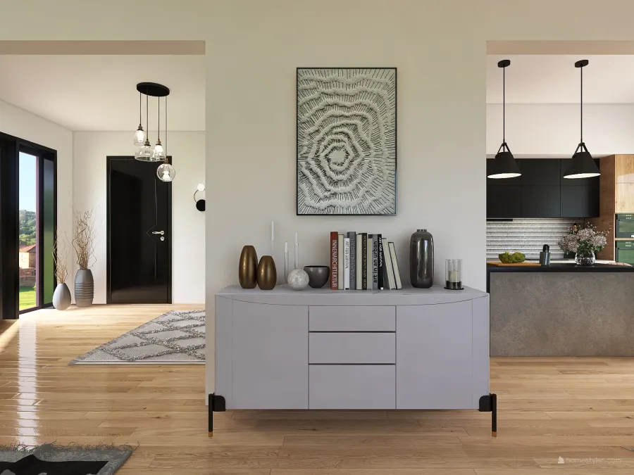 Stylish activity apartment 3d design renderings