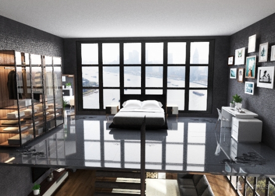 Loft apartment Design Rendering