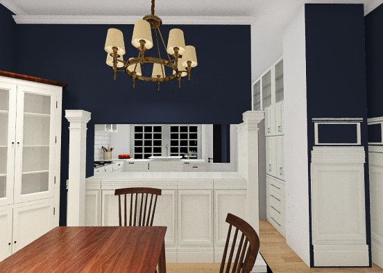 Kitchen Bump Out Design Rendering