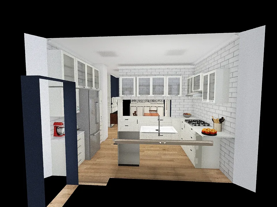 Copy of Kitchen Remodel Draft 2 3d design renderings