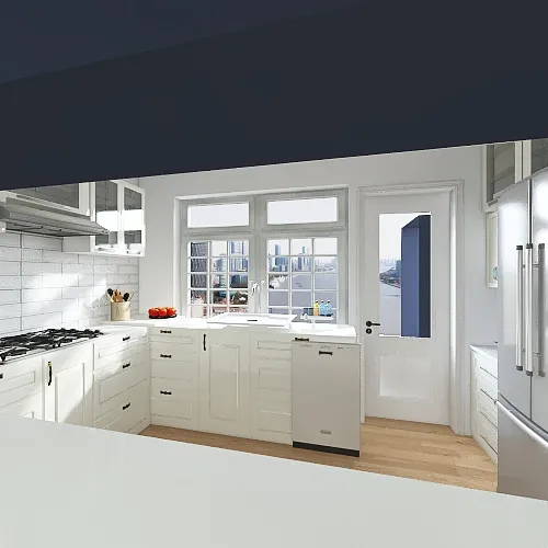 Kitchen Remodel Draft 2.5 Design Rendering