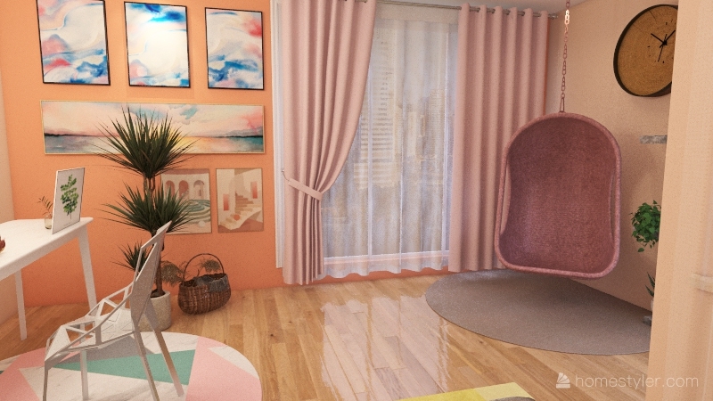 another bedroom 3d design renderings