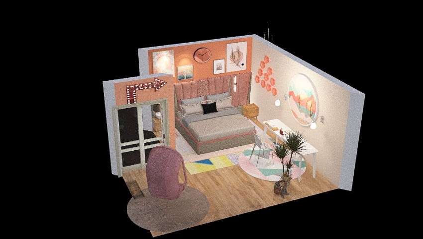 another bedroom 3d design picture 25.87