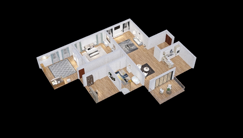 Home for Three 3d design picture 256.58