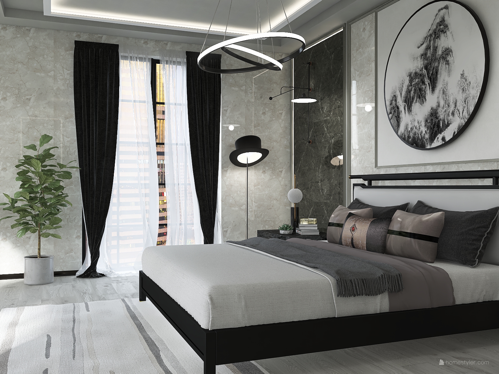 Modern In B&W Design Ideas & Pictures (144 Sqm)-Homestyler