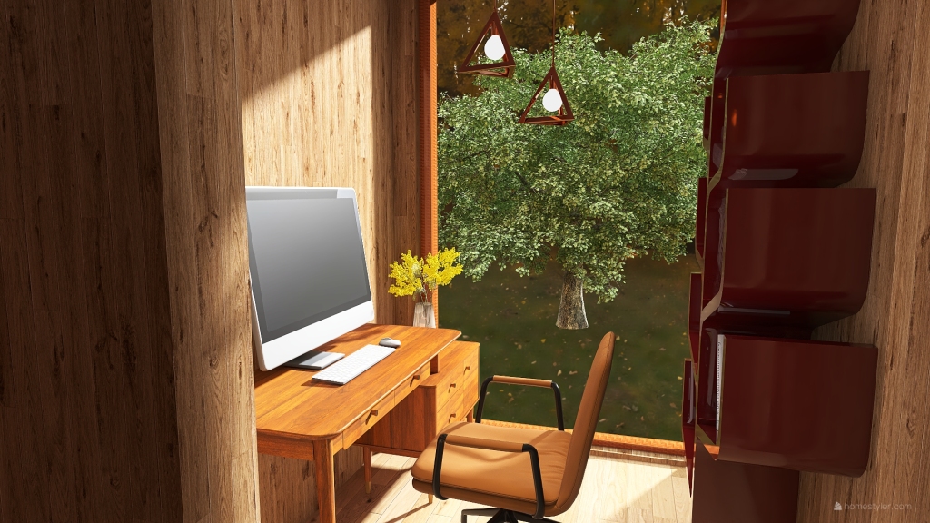 2 floor modern Cottage 3d design renderings