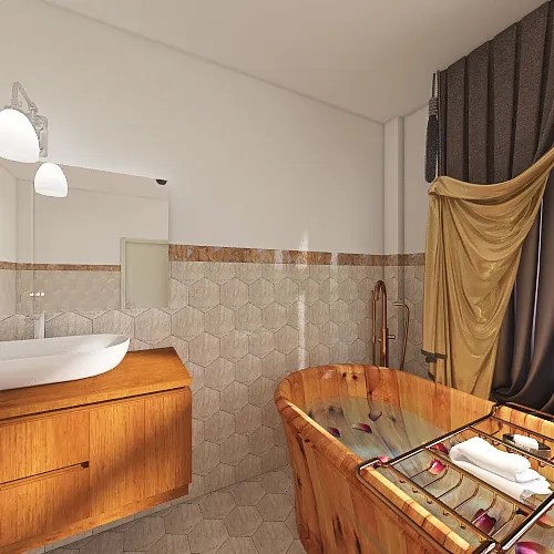 Living Bathroom 3d design renderings