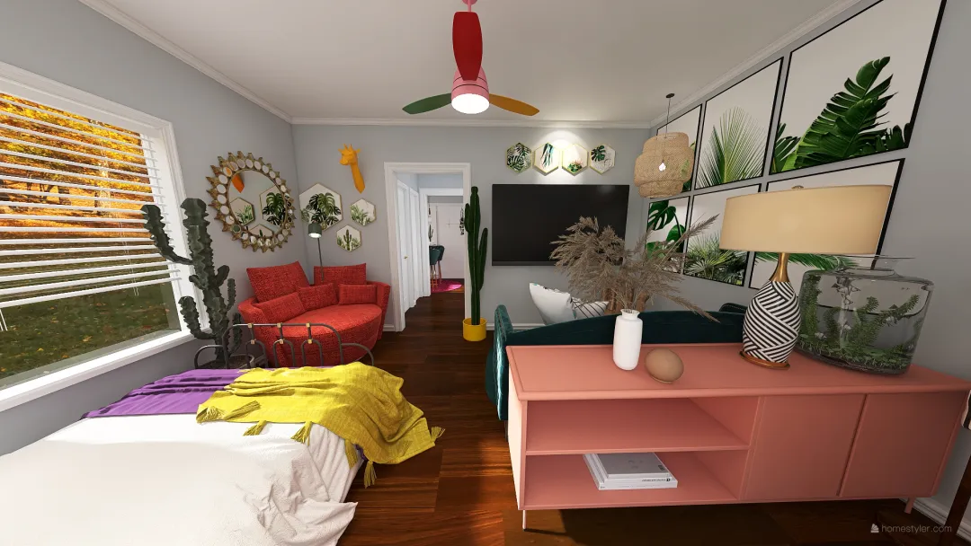 Dyer Apartment Project 3d design renderings