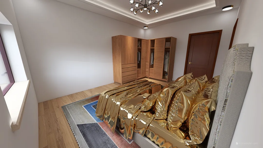 غرفة النوم 3d design renderings