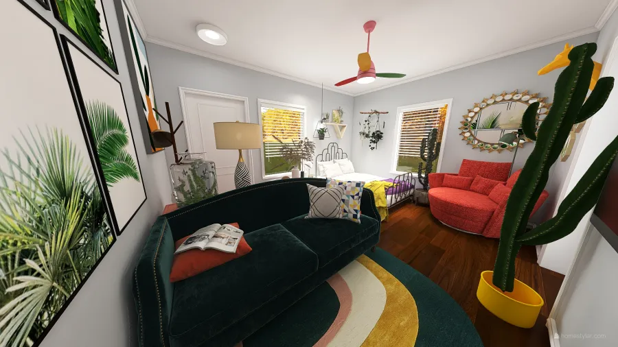 Dyer Apartment Project 3d design renderings