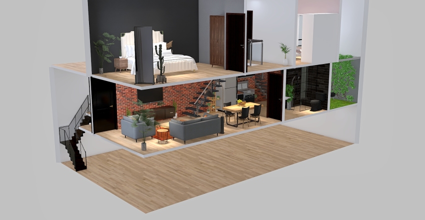 diseño un piso 3d design renderings