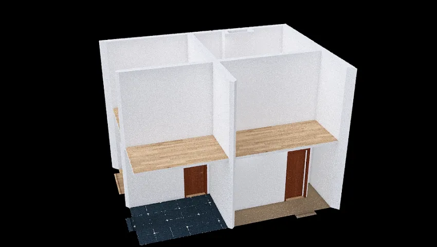 2Bigger House - Opt1.1b hall move &bigger bathroom 3d design picture 319.8