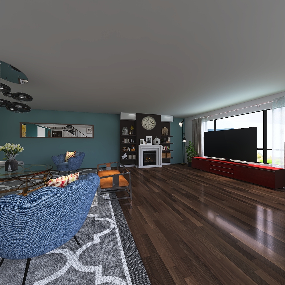 sala comedor 3d design renderings