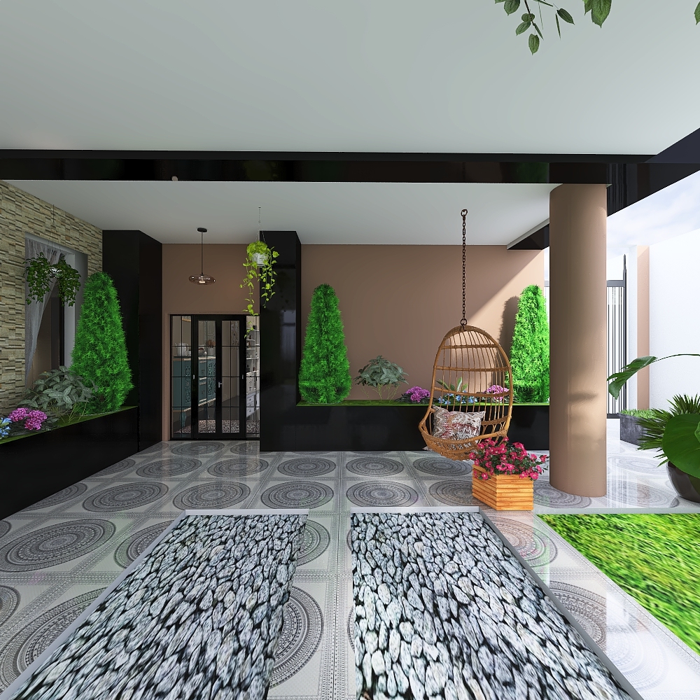 patio delantero 3d design renderings